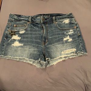 American Eagles shorts size 12 with patches